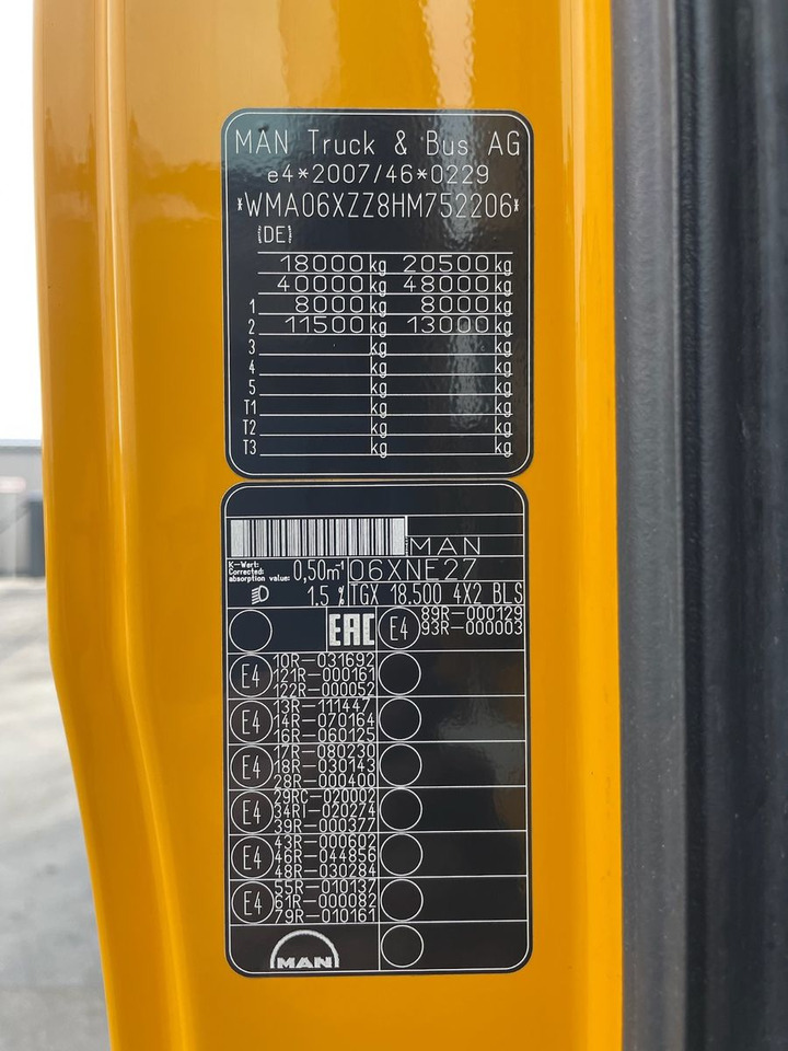 MAN TGX 18.500 4x2 BLS/Retarder/StandAC/48t/ACC/EU6c в лизинг MAN TGX 18.500 4x2 BLS/Retarder/StandAC/48t/ACC/EU6c: фото 16