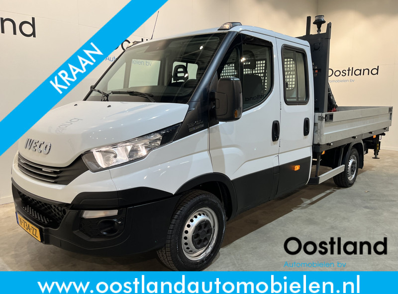 Iveco Daily 35S18D 3.0 375 Automaat Open Laadbak / Hiab Kraan / Euro 6 / Trekhaak 3500 KG / Airco / Camera / Navigatie / 3-Zits / 67.000 KM !! - Малотоннажный бортовой грузовик: фото 1 Iveco Daily 35S18D 3.0 375 Automaat Open Laadbak / Hiab Kraan / Euro 6 / Trekhaak 3500 KG / Airco / Camera / Navigatie / 3-Zits / 67.000 KM !! - Малотоннажный бортовой грузовик: фото 1