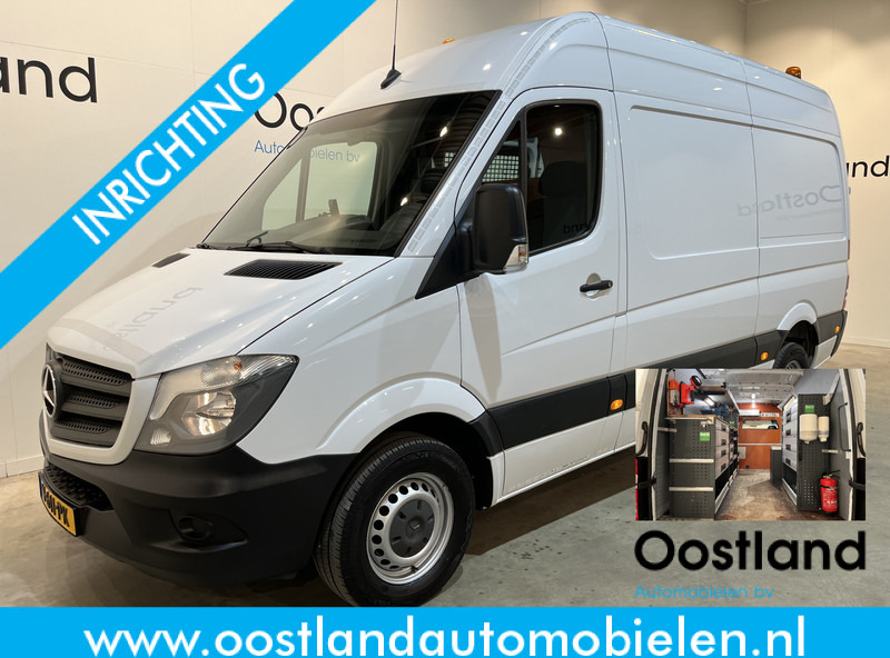 Mercedes-Benz Sprinter 314 CDI L2H2 Automaat / Euro 6 / Servicebus / Bott inrichting / 220V / Airco / - Цельнометаллический фургон: фото 1 Mercedes-Benz Sprinter 314 CDI L2H2 Automaat / Euro 6 / Servicebus / Bott inrichting / 220V / Airco / - Цельнометаллический фургон: фото 1