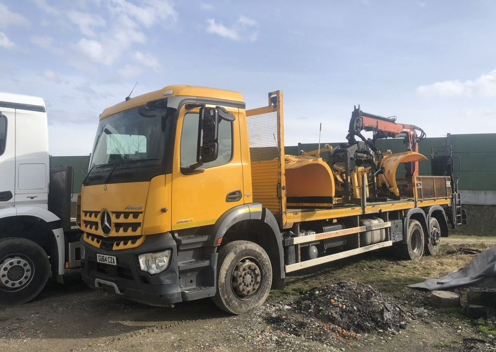 Mercedes-Benz Arocs 2527 6x2 HDS atlas 105.2-2AL skrzynia - Грузовик бортовой/ Платформа: фото 3 Mercedes-Benz Arocs 2527 6x2 HDS atlas 105.2-2AL skrzynia - Грузовик бортовой/ Платформа: фото 3