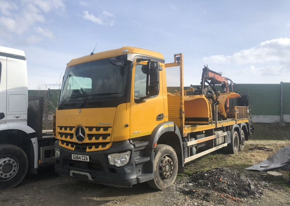 Mercedes-Benz Arocs 2527 6x2 HDS atlas 105.2-2AL skrzynia - Грузовик бортовой/ Платформа: фото 1 Mercedes-Benz Arocs 2527 6x2 HDS atlas 105.2-2AL skrzynia - Грузовик бортовой/ Платформа: фото 1