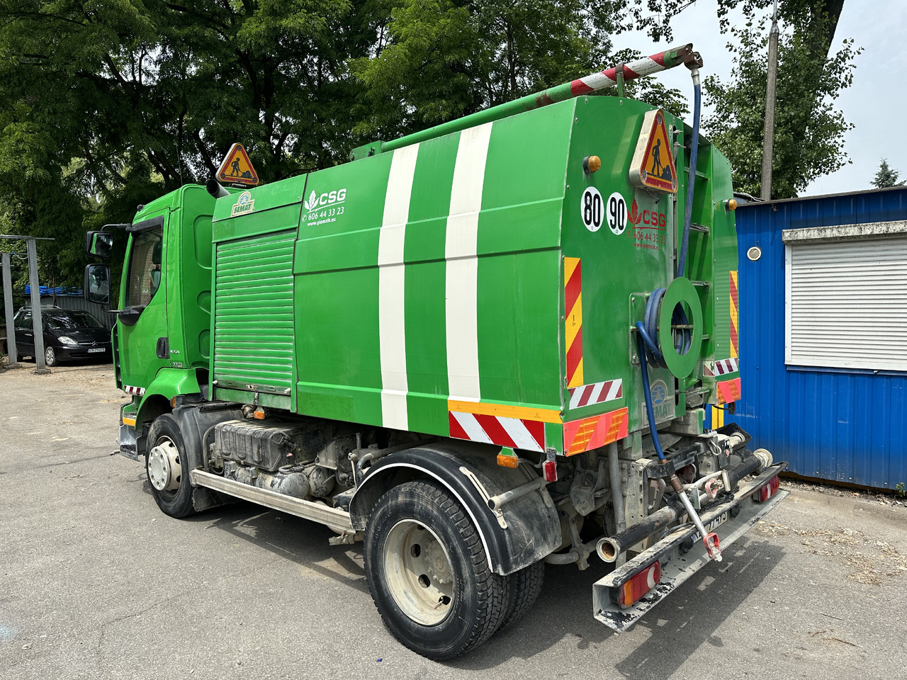 Renault Midlum Semat streetwasher water truck Laveuse 4500l schemmfahrzeug - Подметально-уборочная машина: фото 2 Renault Midlum Semat streetwasher water truck Laveuse 4500l schemmfahrzeug - Подметально-уборочная машина: фото 2