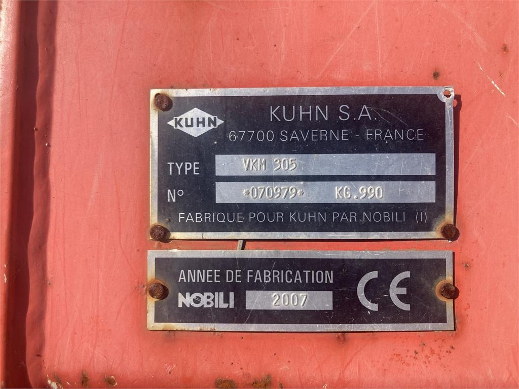 Kuhn VKM 305 - Косилка: фото 4 Kuhn VKM 305 - Косилка: фото 4