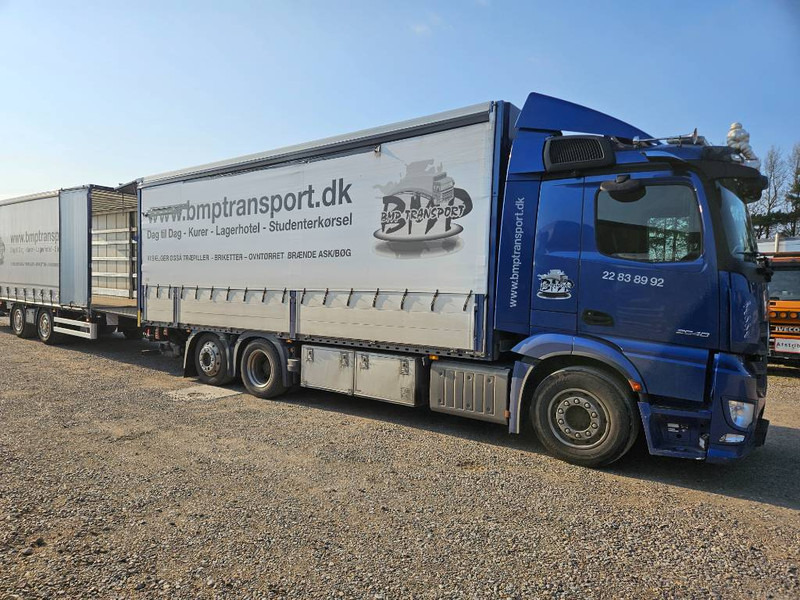 Mercedes-Benz Actros 2540 L // Lift // Kærre // ACC - Тентованный грузовик: фото 1 Mercedes-Benz Actros 2540 L // Lift // Kærre // ACC - Тентованный грузовик: фото 1