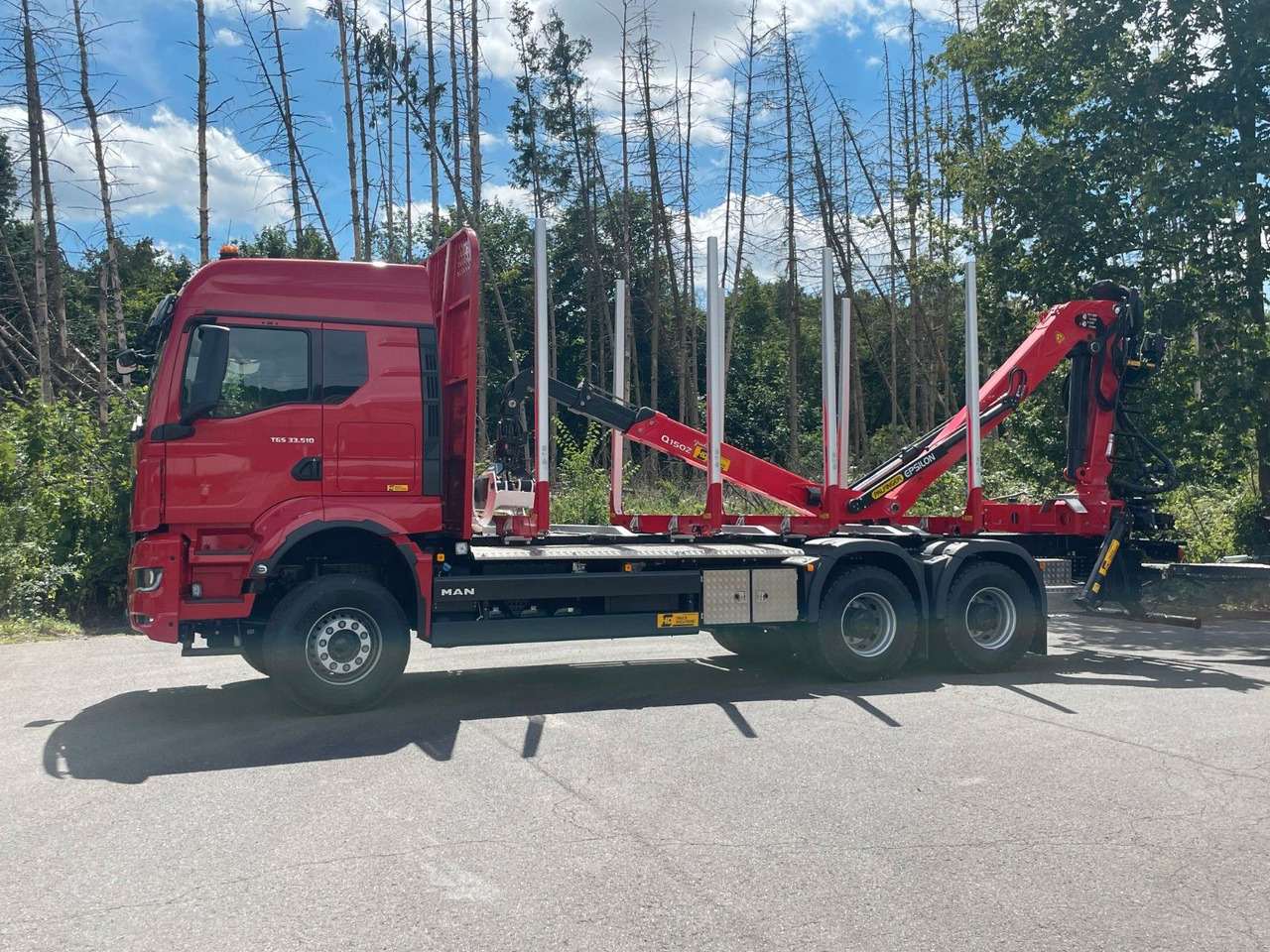 MAN TGS 33.510 6X4 BL Euro6e EPSILON 170Z - Лесовоз, Автоманипулятор: фото 4 MAN TGS 33.510 6X4 BL Euro6e EPSILON 170Z - Лесовоз, Автоманипулятор: фото 4