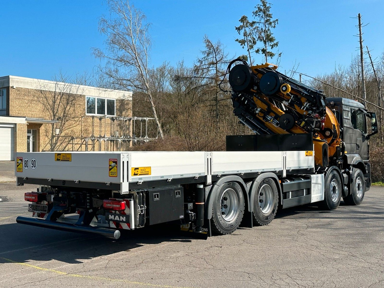 Грузовик бортовой/ Платформа, Автоманипулятор MAN TGS 35.520 8X4 TG 3 EFFER 955-8s +Jib 6sAUTOKRAN: фото 9