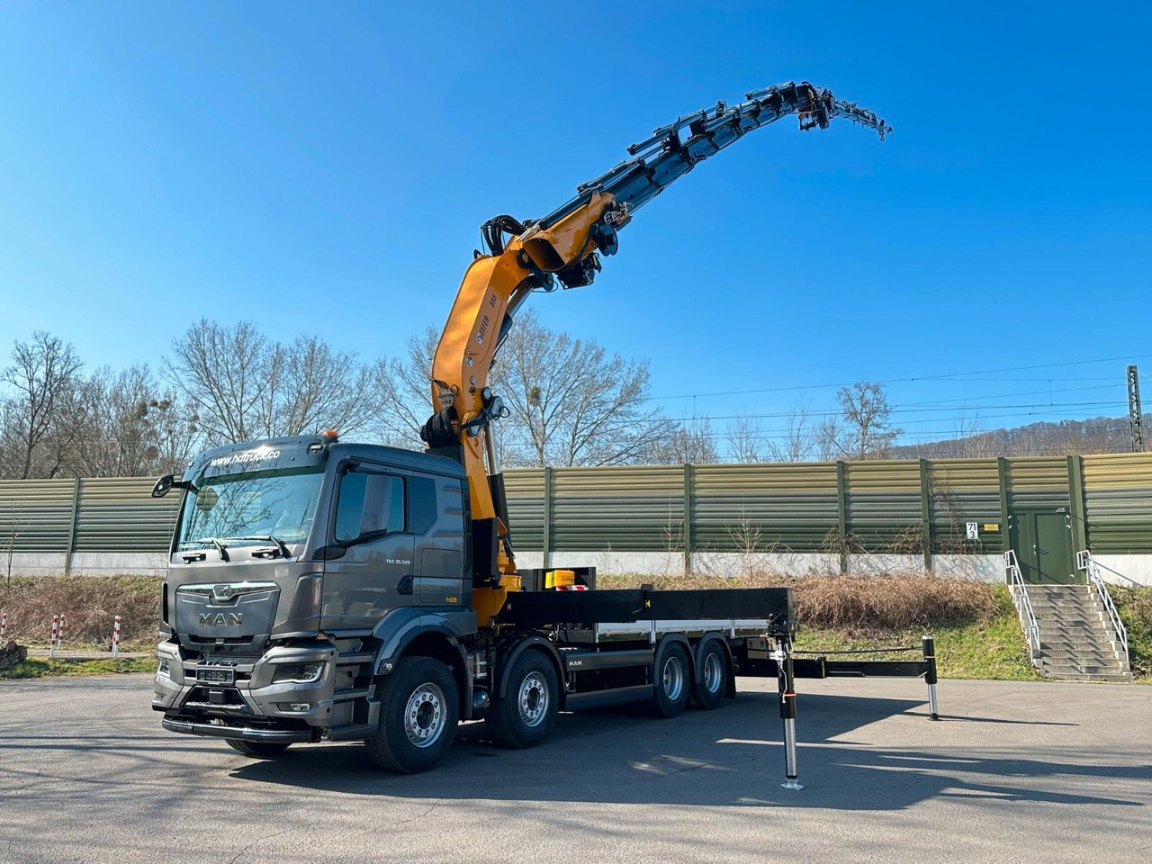 Грузовик бортовой/ Платформа, Автоманипулятор MAN TGS 35.520 8X4 TG 3 EFFER 955-8s +Jib 6sAUTOKRAN: фото 14