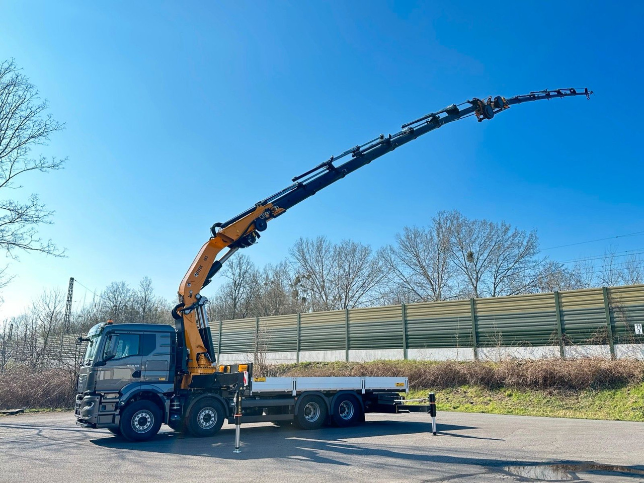 Грузовик бортовой/ Платформа, Автоманипулятор MAN TGS 35.520 8X4 TG 3 EFFER 955-8s +Jib 6sAUTOKRAN: фото 13