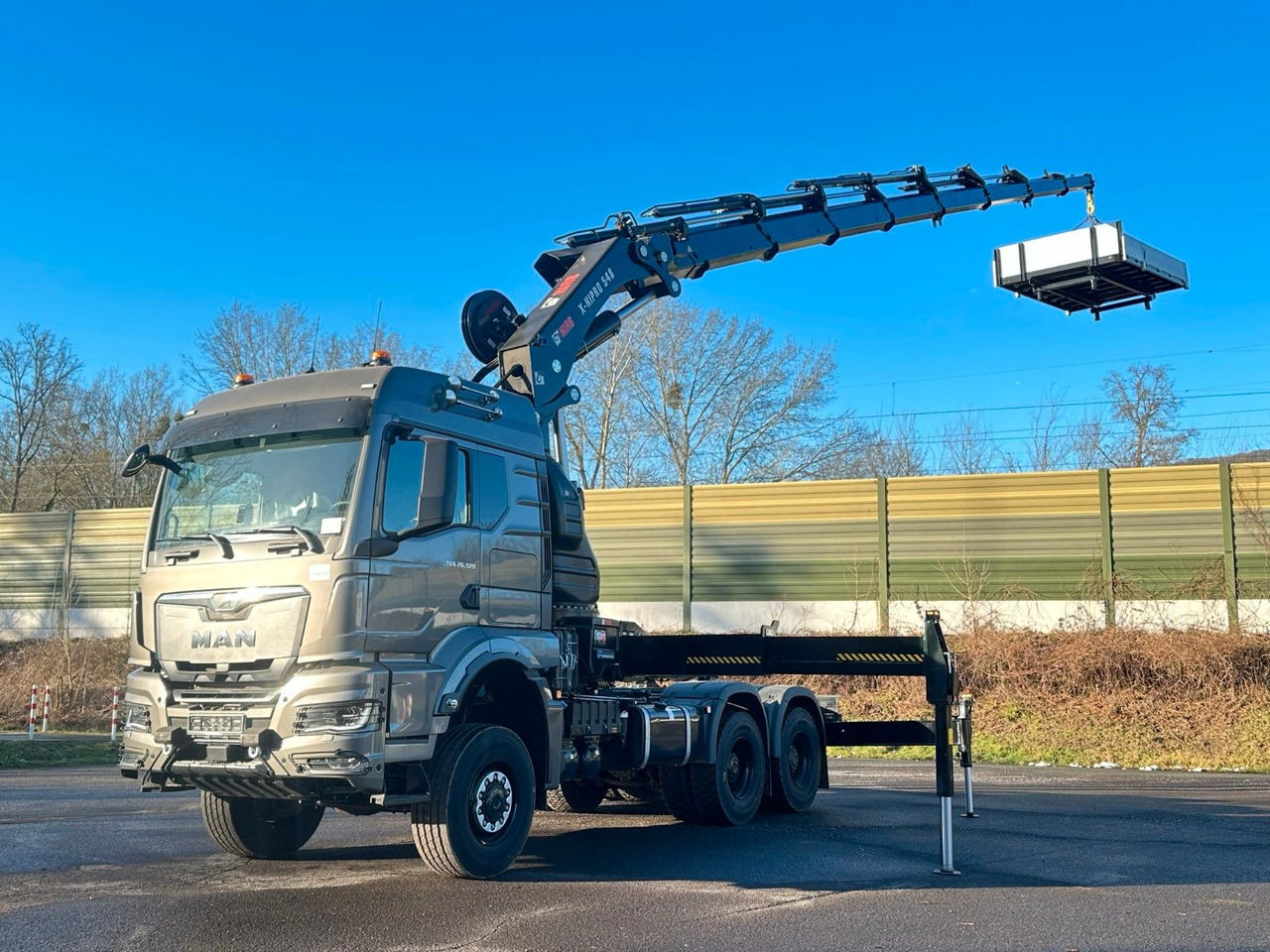 Тягач MAN TGS 26.520 6x6  Kran HIAB X-HIPRO 548E-8: фото 13
