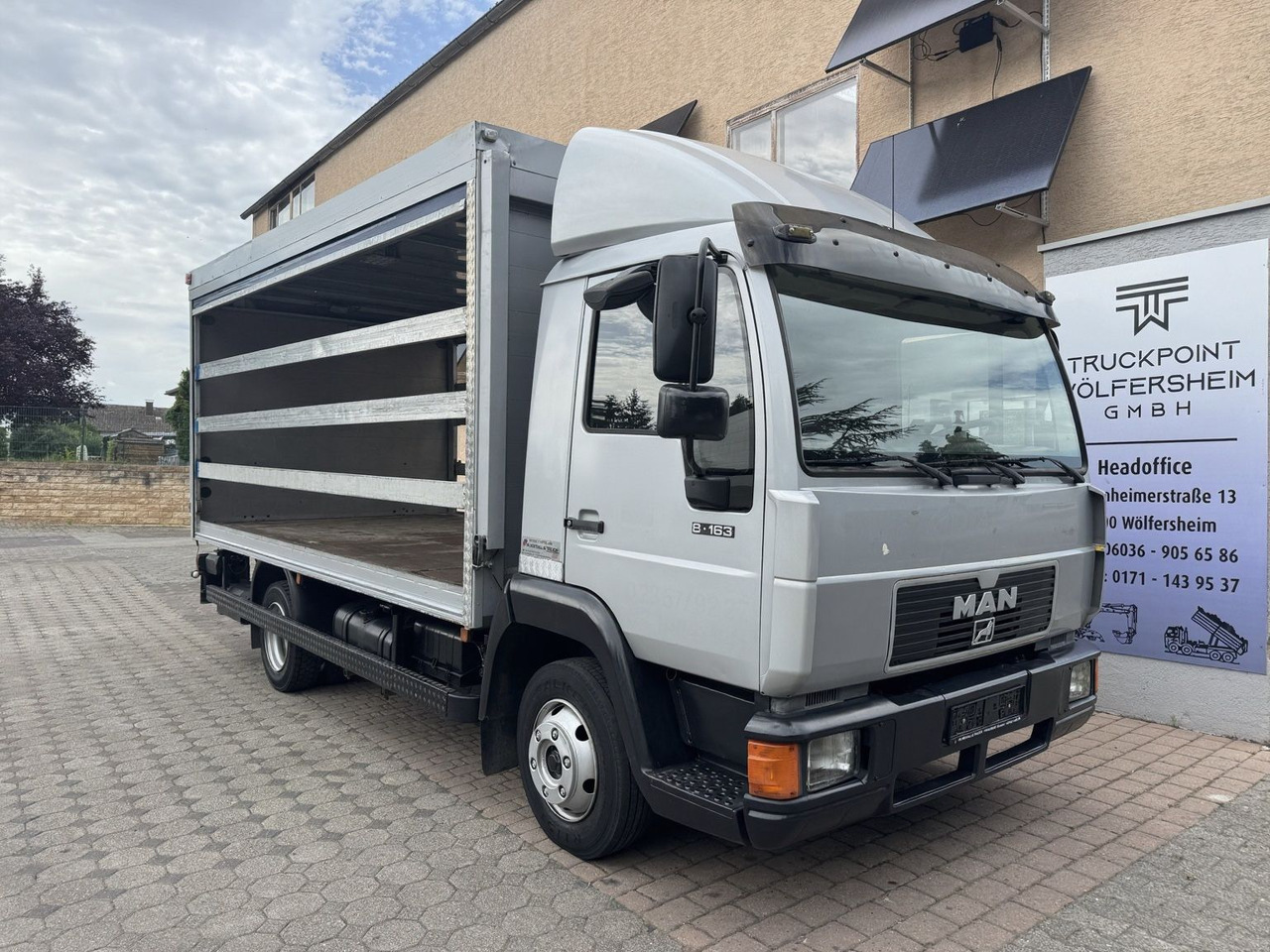 MAN 8. 163 /L2000/LBW-2T./2xAHK - Тентованный фургон: фото 2 MAN 8. 163 /L2000/LBW-2T./2xAHK - Тентованный фургон: фото 2
