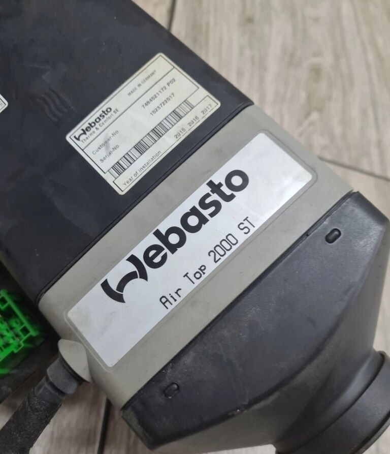 WEBASTO WEBASTO AIR TOP 2000ST RENAULT PREMIUM MIDLUM GAMA D VOLVO FL FE - Отопление/ Вентиляция для Грузовиков: фото 4 WEBASTO WEBASTO AIR TOP 2000ST RENAULT PREMIUM MIDLUM GAMA D VOLVO FL FE - Отопление/ Вентиляция для Грузовиков: фото 4