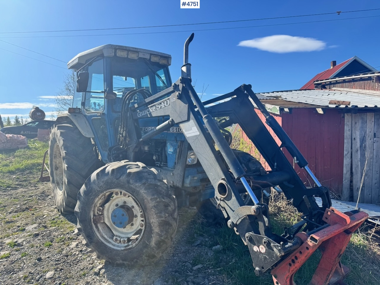 1987 Ford 6610 4x4 w/ Front loader. - Трактор: фото 4 1987 Ford 6610 4x4 w/ Front loader. - Трактор: фото 4