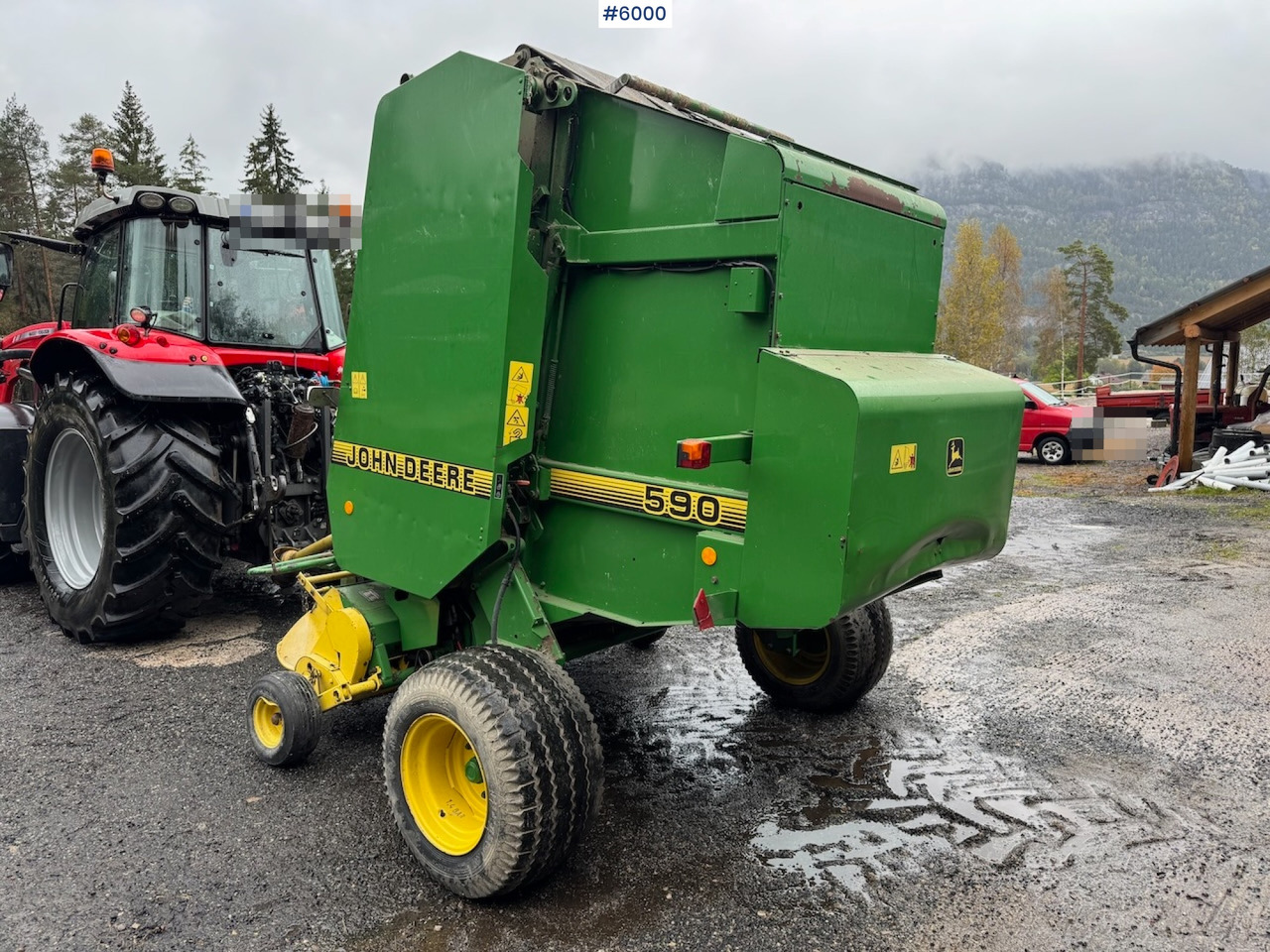 2000 John Deere 590 Round Baler. - Техника для сенозаготовки: фото 3 2000 John Deere 590 Round Baler. - Техника для сенозаготовки: фото 3