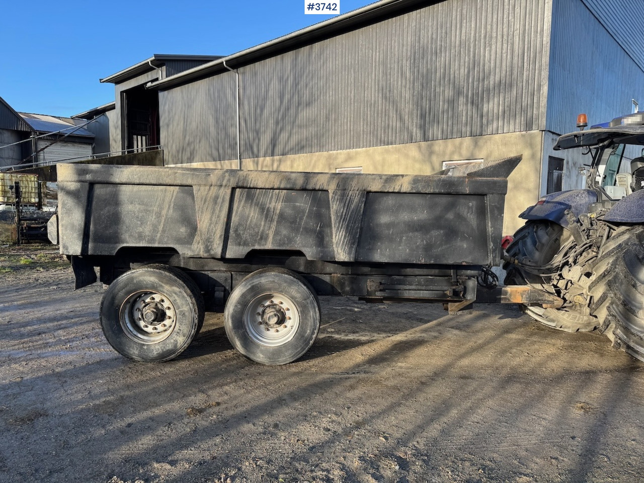 2003 Sele Weld 16 Dumper trailer. - Сельскохозяйственный прицеп-самосвал: фото 1 2003 Sele Weld 16 Dumper trailer. - Сельскохозяйственный прицеп-самосвал: фото 1