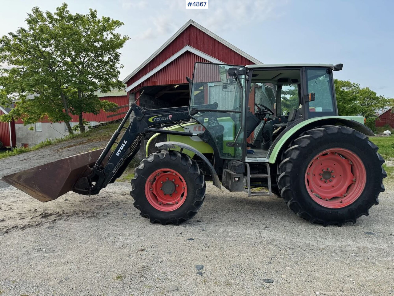 2007 Claas Celtis 446 with front loader, pallet forks, and bucket - Трактор: фото 4 2007 Claas Celtis 446 with front loader, pallet forks, and bucket - Трактор: фото 4