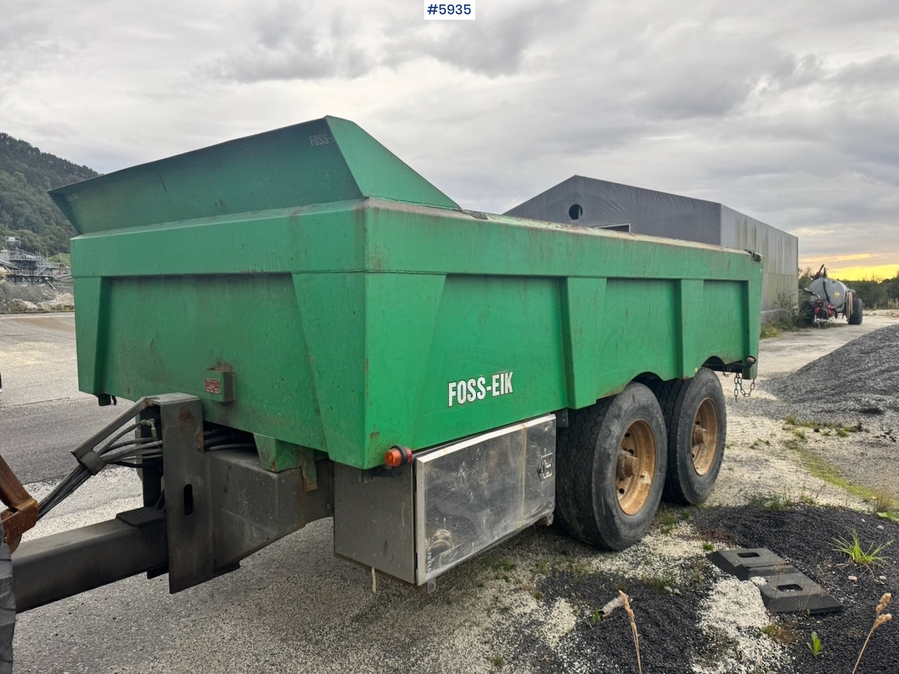 2011 Foss Eik Dumper Trailer. - Сельскохозяйственный прицеп-самосвал: фото 1 2011 Foss Eik Dumper Trailer. - Сельскохозяйственный прицеп-самосвал: фото 1