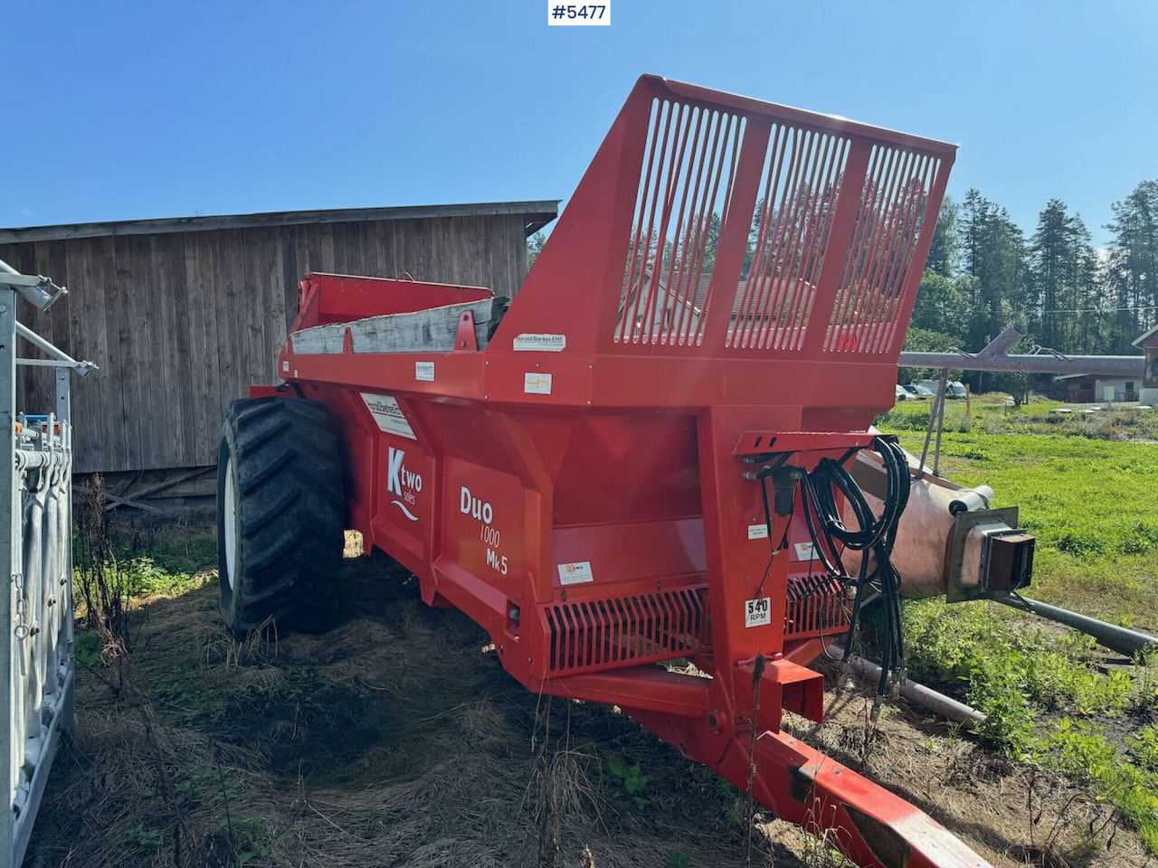 2014 Ktwo Duo 1000 Mk5 - Навозоразбрасыватель: фото 3 2014 Ktwo Duo 1000 Mk5 - Навозоразбрасыватель: фото 3