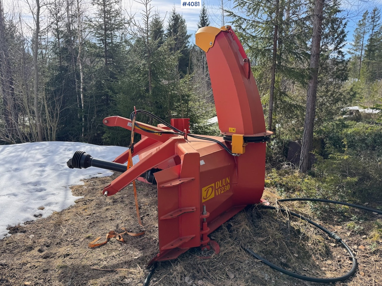 2017 Duun VF 230 - Роторный снегоочиститель: фото 4 2017 Duun VF 230 - Роторный снегоочиститель: фото 4