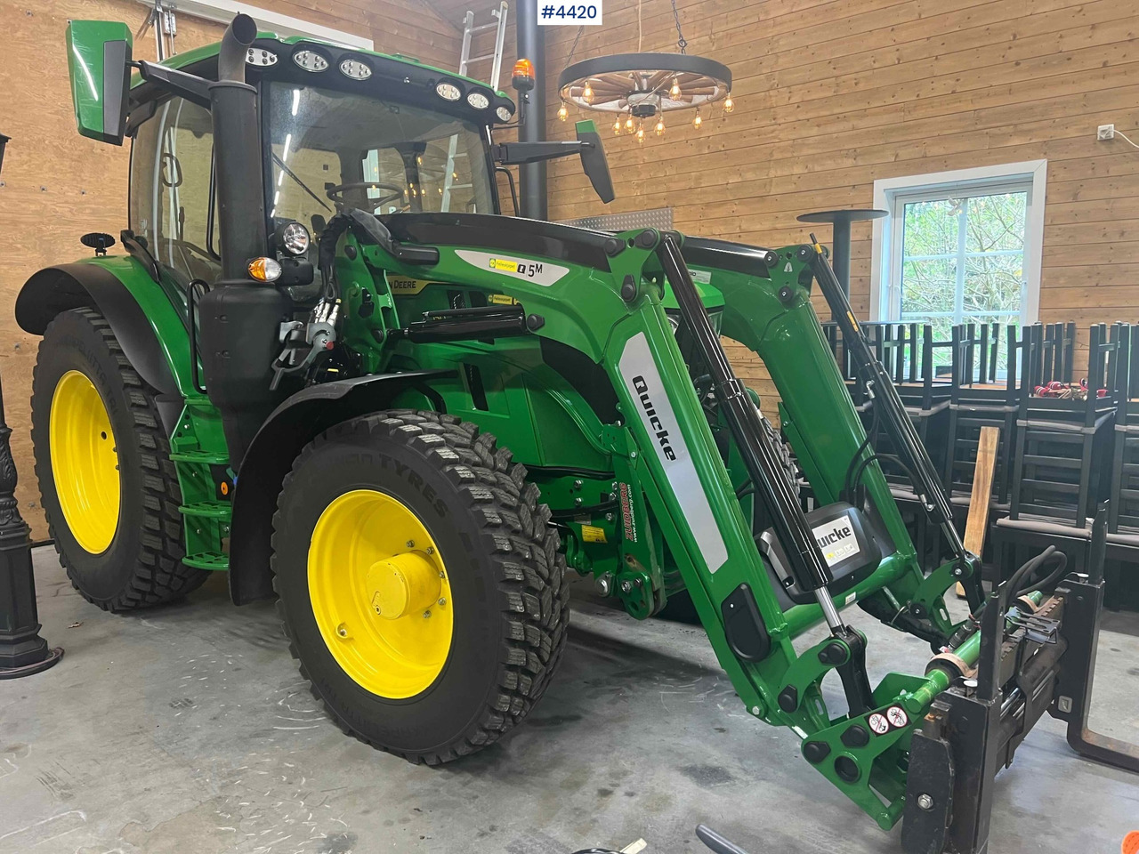 2024 John Deere 6150R w/ Quicke Front Loader & Bucket - Трактор: фото 4 2024 John Deere 6150R w/ Quicke Front Loader & Bucket - Трактор: фото 4
