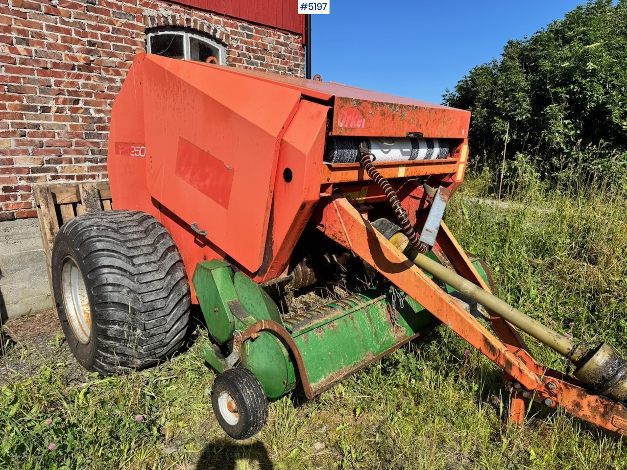 Ca. 2000 Orkel GP1250 Rundballepresse - Техника для сенозаготовки: фото 1 Ca. 2000 Orkel GP1250 Rundballepresse - Техника для сенозаготовки: фото 1