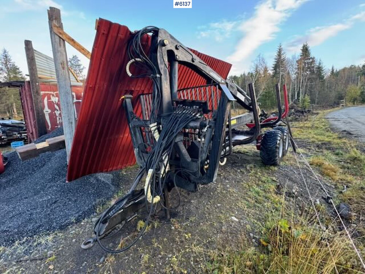 Igland timber trailer with E07 crane - Прицеп лесовоз: фото 3 Igland timber trailer with E07 crane - Прицеп лесовоз: фото 3