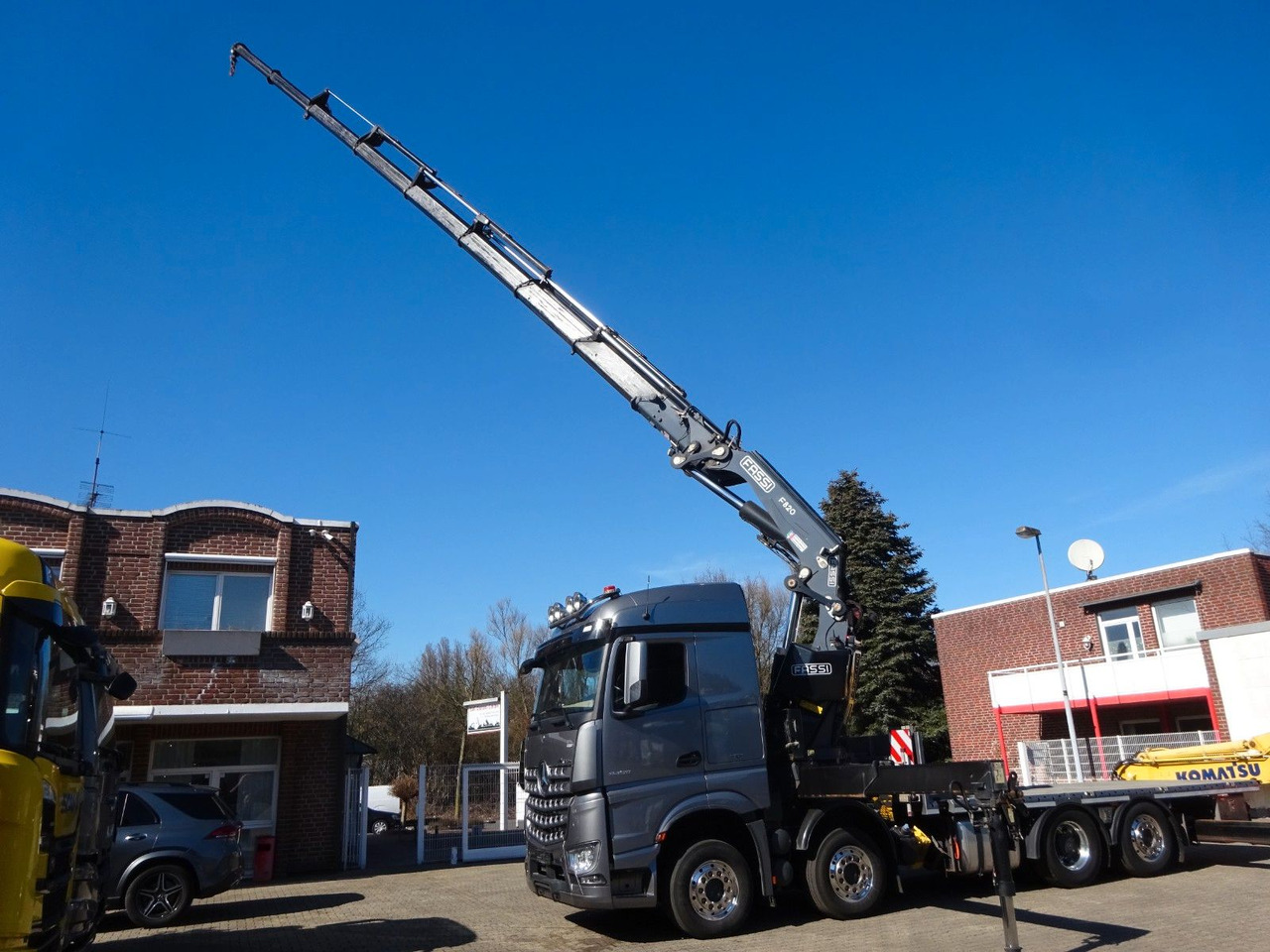 Mercedes-Benz 3453 Plattform + Fassi F820 Kran 8x2 Mercedes-Benz 3453 FASSI F820 Kran 8x Hydr. Ausschub - Автоманипулятор, Грузовик бортовой/ Платформа: фото 5 Mercedes-Benz 3453 Plattform + Fassi F820 Kran 8x2 Mercedes-Benz 3453 FASSI F820 Kran 8x Hydr. Ausschub - Автоманипулятор, Грузовик бортовой/ Платформа: фото 5