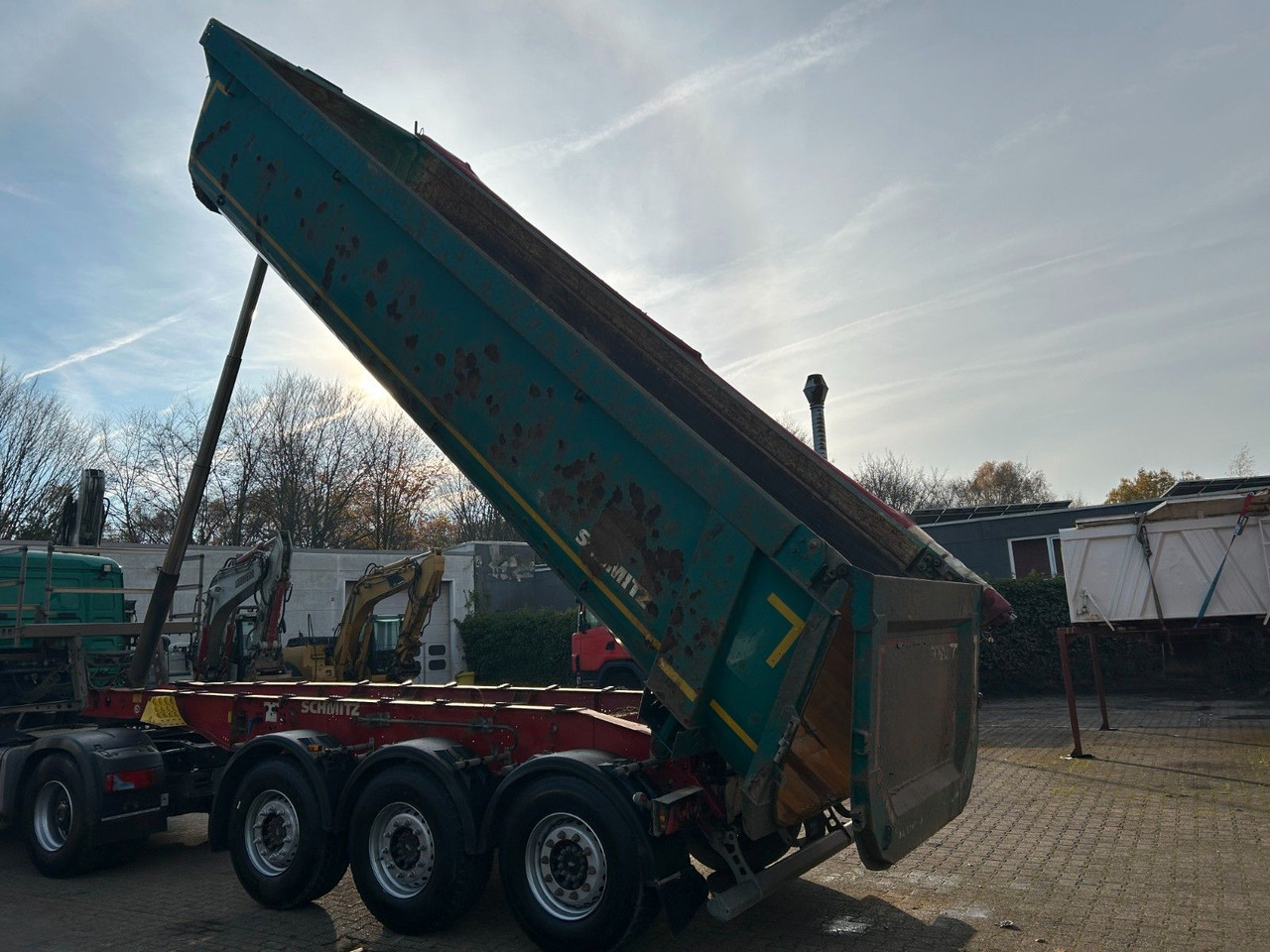 Schmitz Cargobull Stahl Kippauflieger mit Liftachse - Самосвальный полуприцеп: фото 3 Schmitz Cargobull Stahl Kippauflieger mit Liftachse - Самосвальный полуприцеп: фото 3