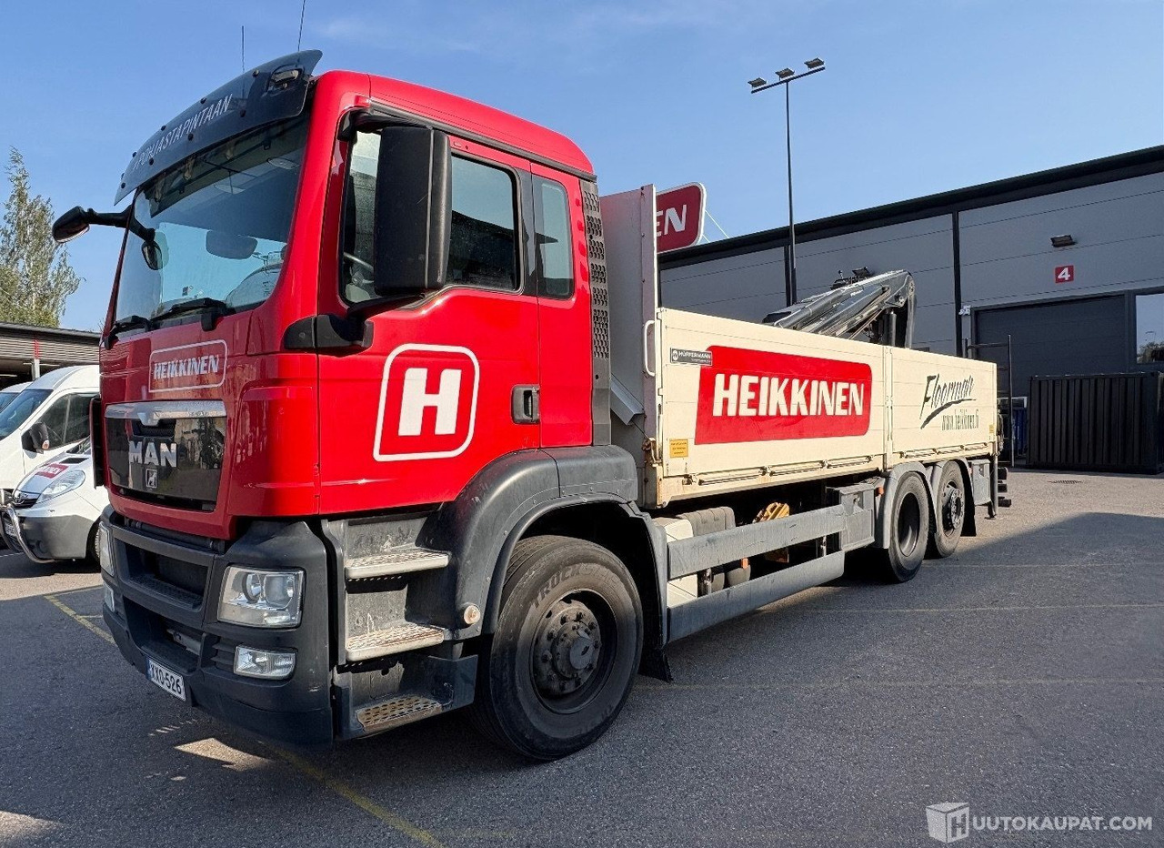 MAN TGS 26.440, 6x2, avolavakuorma-auto 6500mm HIAB 166 Pro nosturilla, 2012, Vantaa - Грузовик бортовой/ Платформа, Автоманипулятор: фото 1 MAN TGS 26.440, 6x2, avolavakuorma-auto 6500mm HIAB 166 Pro nosturilla, 2012, Vantaa - Грузовик бортовой/ Платформа, Автоманипулятор: фото 1
