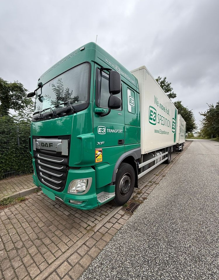 DAF XF ZESTAW TANDEM 2021 ORYGINALNY PRZEBIEG z Niemiec / PRZEJAZDOWY Z WINDĄ / - Грузовик с закрытым кузовом: фото 5 DAF XF ZESTAW TANDEM 2021 ORYGINALNY PRZEBIEG z Niemiec / PRZEJAZDOWY Z WINDĄ / - Грузовик с закрытым кузовом: фото 5