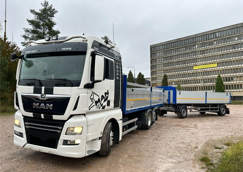 MAN TGX Tandem 1m burty TOP KOMPLET / ALUFELGI / zarejestrowany gotowy do pracy / przyczepa 18t / FULL OPCJA / 26.420 26.460 26.500 26.400 26.440 26.480 26.510 460 500 - Другая техника: фото 1 MAN TGX Tandem 1m burty TOP KOMPLET / ALUFELGI / zarejestrowany gotowy do pracy / przyczepa 18t / FULL OPCJA / 26.420 26.460 26.500 26.400 26.440 26.480 26.510 460 500 - Другая техника: фото 1