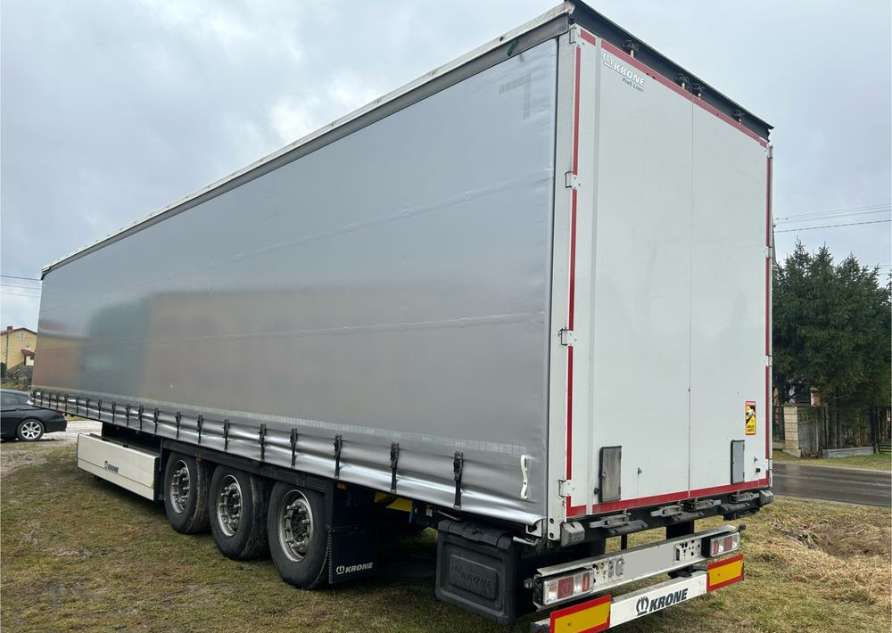 Krone STANDARD 2021 podnoszona oś OPONY 70% / STAN BARDZO DOBRY / OD PIERWSZEGO WŁAŚCICIELA / PALECIARA / TOP / sprowadzona z Niemiec !! - Тентованный полуприцеп: фото 5 Krone STANDARD 2021 podnoszona oś OPONY 70% / STAN BARDZO DOBRY / OD PIERWSZEGO WŁAŚCICIELA / PALECIARA / TOP / sprowadzona z Niemiec !! - Тентованный полуприцеп: фото 5