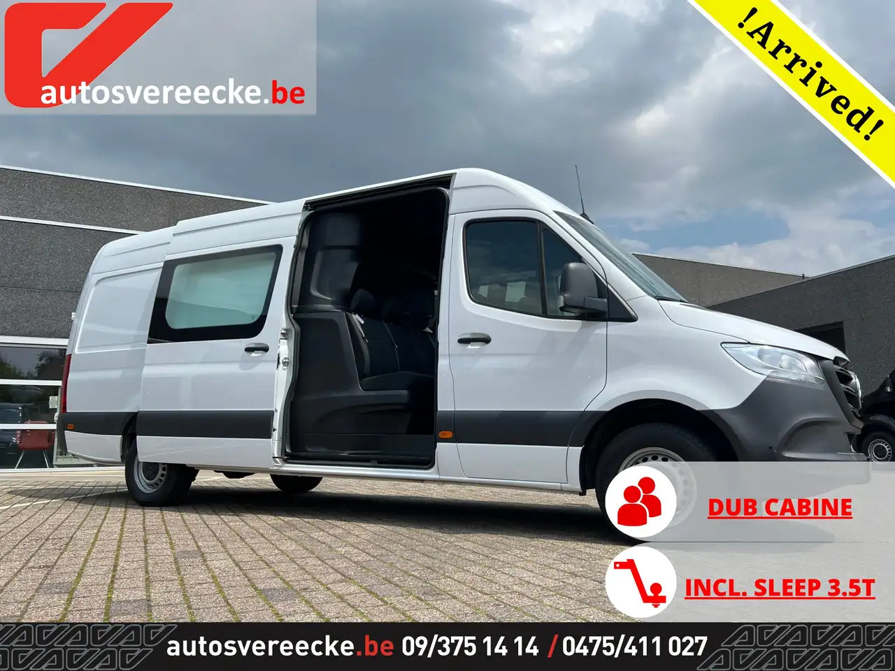 Mercedes-Benz Sprinter 315 L3H2 (36.500€ex) 3.5T SLEEP | DUB CAB 7PL - Грузопассажирский фургон: фото 1 Mercedes-Benz Sprinter 315 L3H2 (36.500€ex) 3.5T SLEEP | DUB CAB 7PL - Грузопассажирский фургон: фото 1