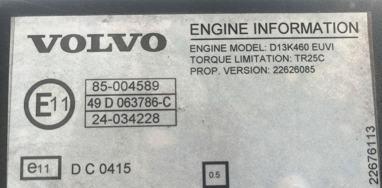 Motore Volvo FH 460 D13K 2019 - Двигатель для Грузовиков: фото 3 Motore Volvo FH 460 D13K 2019 - Двигатель для Грузовиков: фото 3