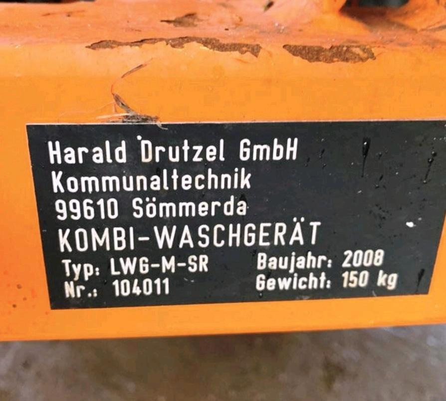 Leitpfostenwaschgerät Drutzel LWG-M-SR Leitpfostenwaschmaschine Schmidt Passend für Multicar Unimog - Щетка: фото 3 Leitpfostenwaschgerät Drutzel LWG-M-SR Leitpfostenwaschmaschine Schmidt Passend für Multicar Unimog - Щетка: фото 3