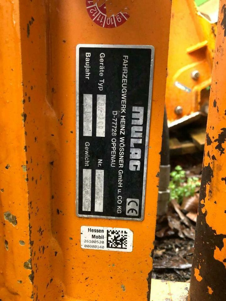 Mulag MRK 300 Randstreifenmäher Böschungsmulcher Mähausleger MKM - Стрела: фото 5 Mulag MRK 300 Randstreifenmäher Böschungsmulcher Mähausleger MKM - Стрела: фото 5
