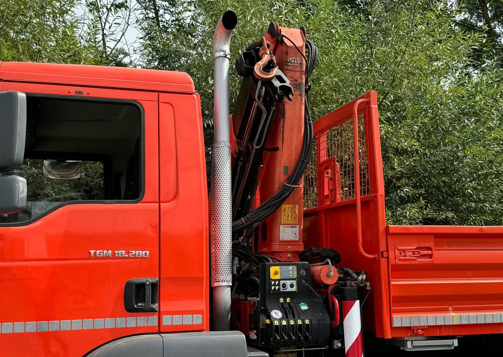 Самосвал MAN TGM 18-280 MAN 4x4 HDS PALFINGER 105 KIPER WYWROTKA MEILLER BARDZO DOBRY STAN: фото 16