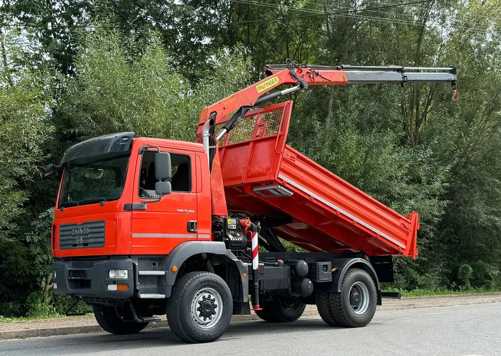 Самосвал MAN TGM 18-280 MAN 4x4 HDS PALFINGER 105 KIPER WYWROTKA MEILLER BARDZO DOBRY STAN: фото 19