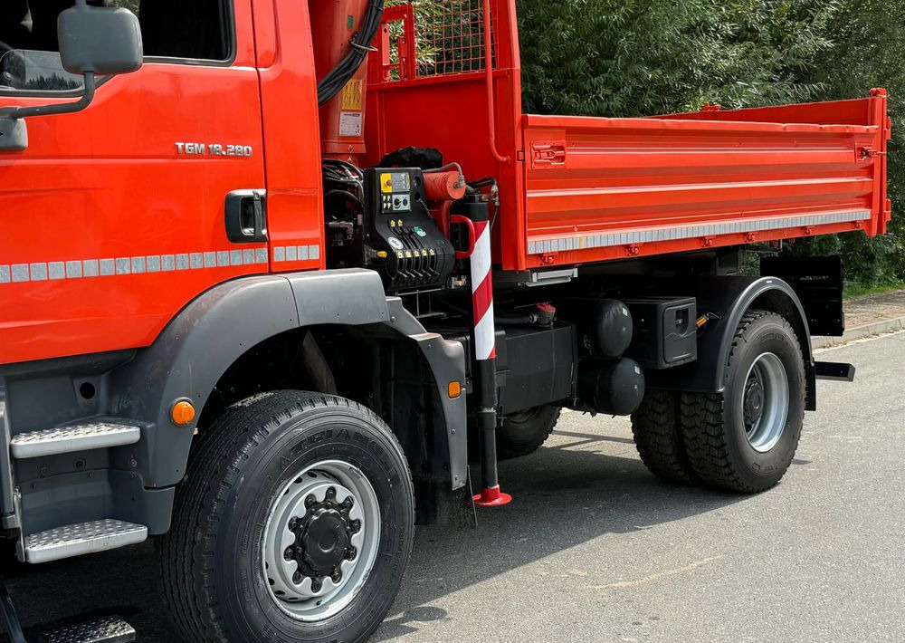 Самосвал MAN TGM 18-280 MAN 4x4 HDS PALFINGER 105 KIPER WYWROTKA MEILLER BARDZO DOBRY STAN: фото 15