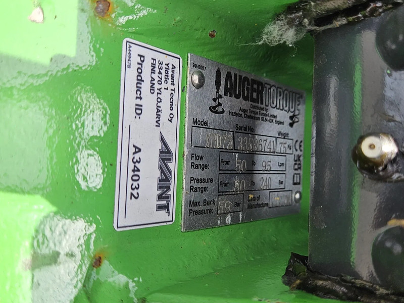 Навесное оборудование для Сельскохозяйственной техники Avant XHD72 Boorinstallatie voor grondboor: фото 13