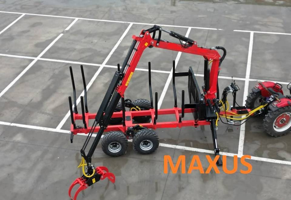 NEW MAXUS 8t Forest Trailer with 2-ton Crane Warranty up to 10 YEARS НОВА прицепа лісова 8т Журавль 2т MAXUS Гарантія до 10 РОКІВ NOWA przyczepa leśna 8t Żuraw 2t MAXUS Gwarancja do 10 LAT - Лесной прицеп: фото 3 NEW MAXUS 8t Forest Trailer with 2-ton Crane Warranty up to 10 YEARS НОВА прицепа лісова 8т Журавль 2т MAXUS Гарантія до 10 РОКІВ NOWA przyczepa leśna 8t Żuraw 2t MAXUS Gwarancja do 10 LAT - Лесной прицеп: фото 3