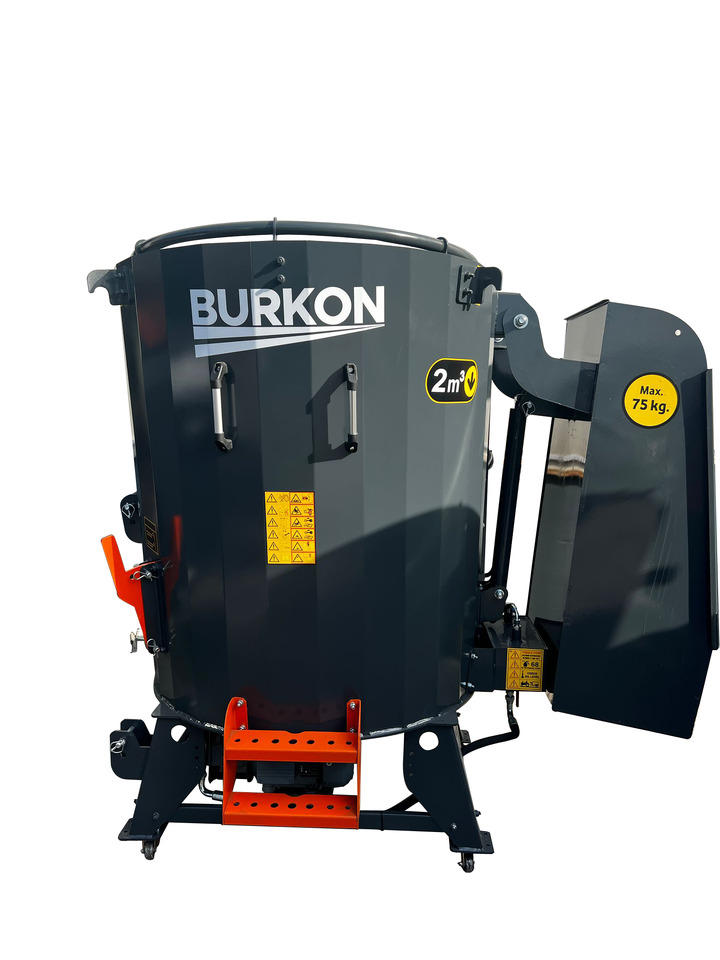 Burkon 2m3 Sabit Elektrikli Ve Kepçeli (380V) Dikey Yem Karma Makinesi - Кормораздатчик: фото 2 Burkon 2m3 Sabit Elektrikli Ve Kepçeli (380V) Dikey Yem Karma Makinesi - Кормораздатчик: фото 2