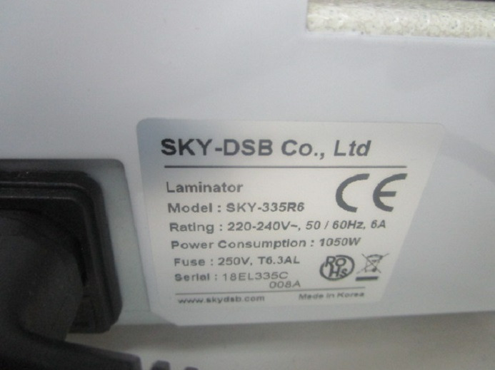 LAMINATOR SKY-335R6 - Печатное оборудование: фото 5 LAMINATOR SKY-335R6 - Печатное оборудование: фото 5