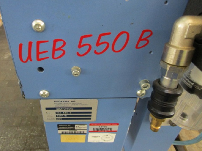 ÜBERFÜHRUNG BOGRAMA UEB 550B - Печатное оборудование: фото 3 ÜBERFÜHRUNG BOGRAMA UEB 550B - Печатное оборудование: фото 3