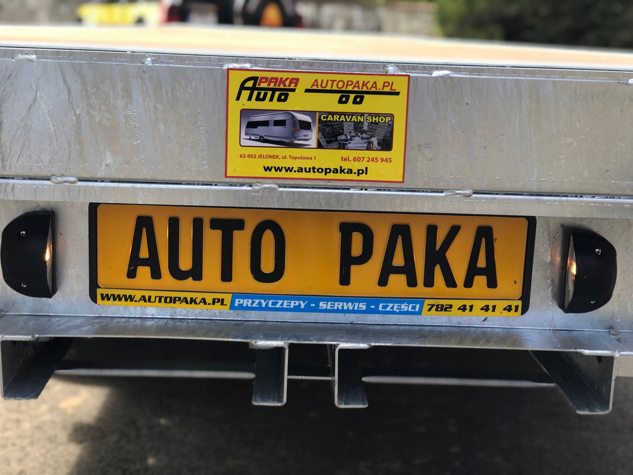 Новый Прицеп бортовой/ Платформа PRZYCZEPA OBROTNICA PLATFORMA 8m 3500 KG / TURNTABLE PLATFORM TRAILER 8m 3500 KG: фото 8