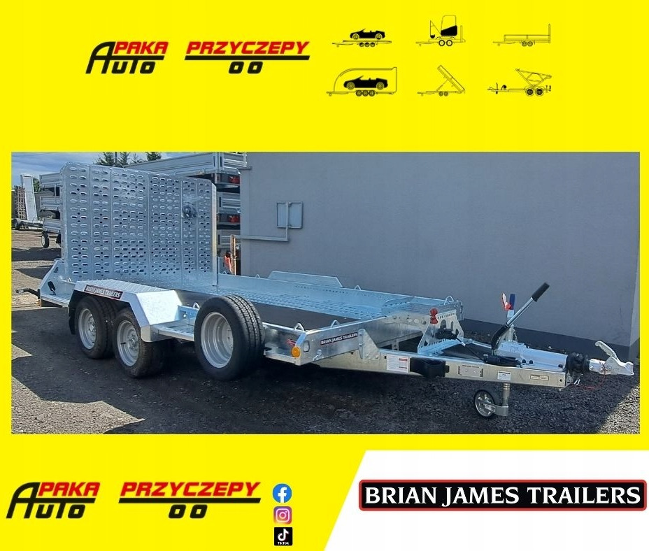 PRZYCZEPA Z RAMPĄ POD KOPARKĘ DO MINIKOPARKI 3500 / TRAILER WITH RAMPS FOR EXCAVATOR MINI EXCAVATOR 3500 - Прицеп для спецтехники: фото 1 PRZYCZEPA Z RAMPĄ POD KOPARKĘ DO MINIKOPARKI 3500 / TRAILER WITH RAMPS FOR EXCAVATOR MINI EXCAVATOR 3500 - Прицеп для спецтехники: фото 1