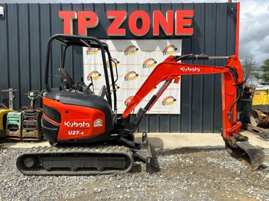 Kubota U27-4 à 20 500€ HT - Мини-экскаватор: фото 1 Kubota U27-4 à 20 500€ HT - Мини-экскаватор: фото 1