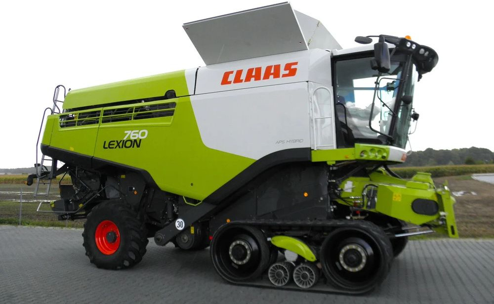 Claas Lexion 760 Terra Trac 2015 Rok, 1900 motgodzin, Heder V 930 2019 Rok, Najbogatsza Wersja, Nie Malowany, Stan Idealny - Зерноуборочный комбайн: фото 1 Claas Lexion 760 Terra Trac 2015 Rok, 1900 motgodzin, Heder V 930 2019 Rok, Najbogatsza Wersja, Nie Malowany, Stan Idealny - Зерноуборочный комбайн: фото 1
