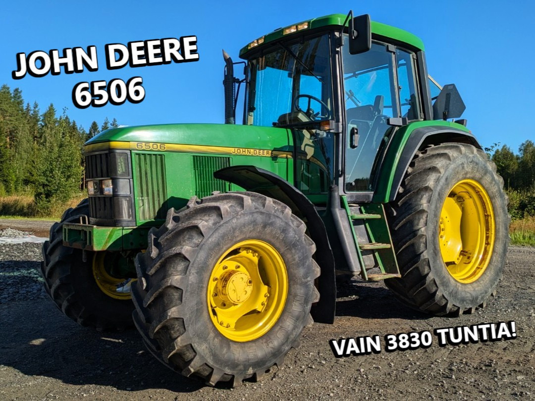 JOHN DEERE 6506, 3800h ajettu, upeakuntoinen kone, katso video! - Трактор: фото 1 JOHN DEERE 6506, 3800h ajettu, upeakuntoinen kone, katso video! - Трактор: фото 1