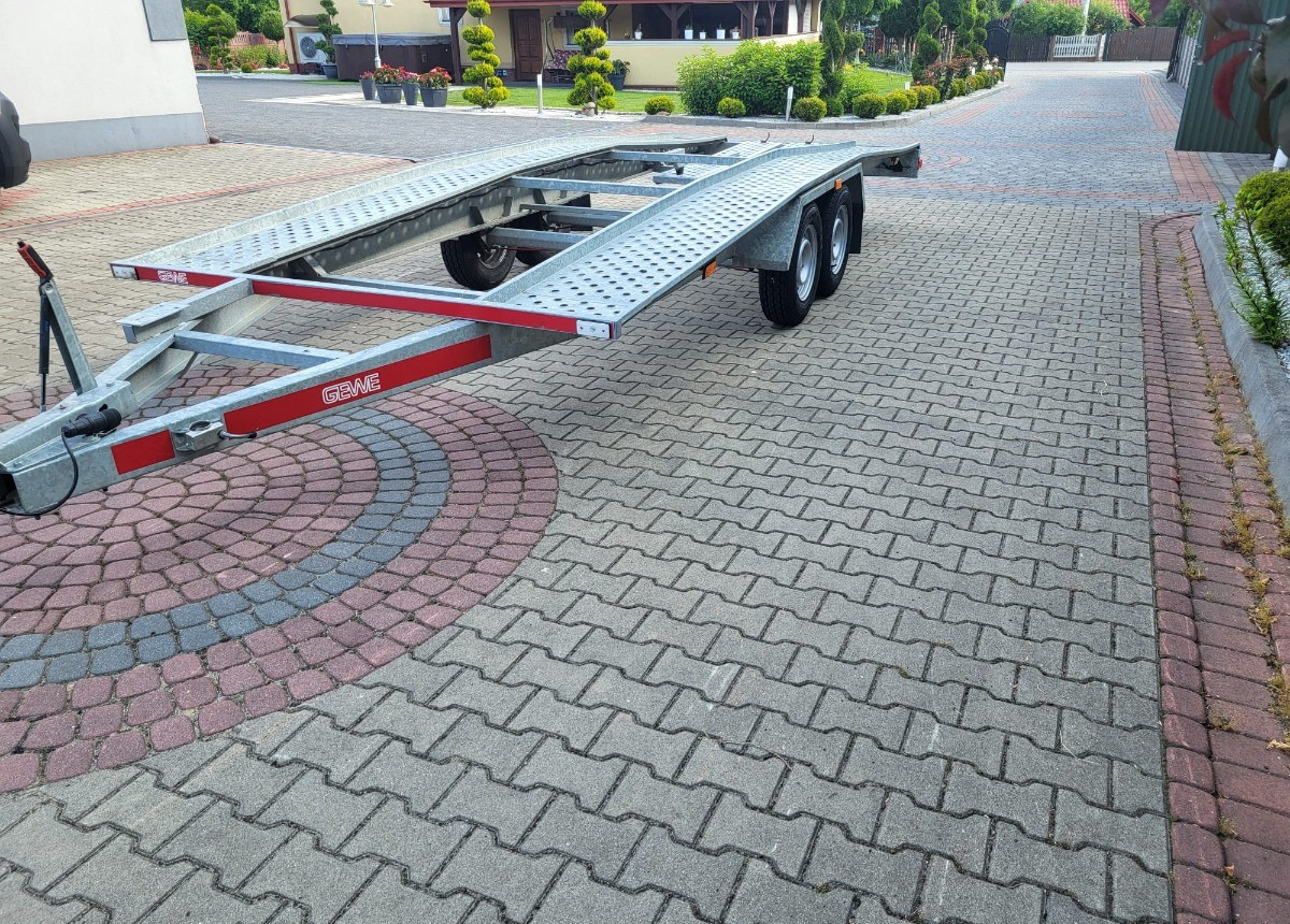 GEWE DMC 270kg długa 5m nowa nie używana Dmc Stan Idealny nowy - Прицеп-автовоз: фото 3 GEWE DMC 270kg długa 5m nowa nie używana Dmc Stan Idealny nowy - Прицеп-автовоз: фото 3