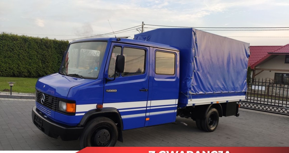 Mercedes-Benz 508D KACZKA Dubel-Kabina 7 osobowy UNIKAT - Тентованный фургон, Грузопассажирский фургон: фото 1 Mercedes-Benz 508D KACZKA Dubel-Kabina 7 osobowy UNIKAT - Тентованный фургон, Грузопассажирский фургон: фото 1